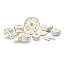 한국도자기 수라 칠첩 반상기 칠첩반상기 21p, 1개