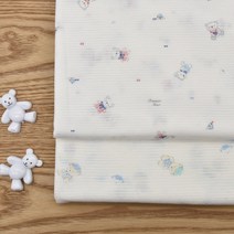 무형광 싱글 면원단 실내복천, 곰인형