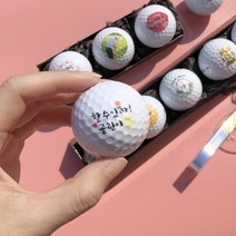 선물포장 어버이날 레터링 골린이 커스터마이징 골프볼 세트 3구 커스텀 5구 골프공 골프입문, 문구 변경 O_01