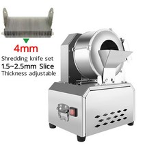 고기 대패 삼겹살 슬러이서 육절기 110V/220V 전기 야채 커터 와이어 상업용 자동 슬라이서 감자 및 무 슈, 03 다크 그레이_02 미국