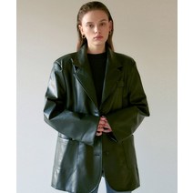 NICK&NICOLE 결제 3일 이내 출고 매니쉬 페이크 레더 자켓_블랙 MANISH FAKE LEATHER JACKET_BLACK