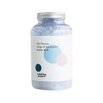 나띵프로젝트 오감목욕 히말라야소금 버블바스 아기 입욕제 대용량 블루 유칼립투스향, 1개, 400g