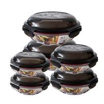 에이엘에스 트라이탄 밀폐용기 돔형 6P 세트 450ml 2P + 650ml 2P + 850ml 2P
