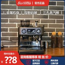 에스프레소추출기 가정용 원두 커피 머신 Baishengtu V1 커피 머신 상업용 가정용 소형 완전 반자동 이탈리아어 연삭 콩 올인원 머신, [01] Graphite Black {보안 확인 가능}