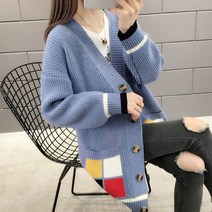 SAMARA 가을 캐주얼 패션 롱 루즈핏 가디건 청순 여친룩 LJLAC