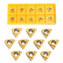 10 개 낱개구성 11ER A60 14 Carbide Inserts CNC Lathe Cutting Turning Tool Milling Cutter 9 x 3mm External