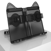 필기대 눕서대 누워서 책보기 높낮이조절 필기용 이중 누워 보는 양손자유 넓은 투명 독서대, 블루베어