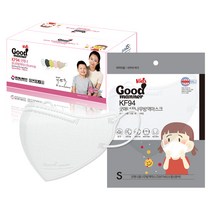 굿매너꿈나무방역마스크 소형 KF94, 1개입, 100개, 화이트