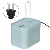 고양이음수대 고양이분수대 강아지식수대 강아지음수대 Drinker for Cat Water Dispenser Automatic Fountain Feeder Bowl Mute Pet, [02] Blue Standard Kit