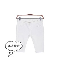 hk글로벌 밑단 컷팅 화이트5부 반바지 dy_36