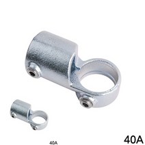 다용도 파이프클램프 40A 48.3MM 실버 파이프고정클램프 크램프, 1개