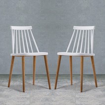 오에이데스크 하프체어 2p, 화이트, 2개