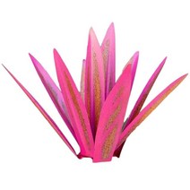데킬라 소박한 조각 DIY 금속 용설란 식물 정원 마당 예술 장식 풍경 장데코 수제 홈, 13 Pink