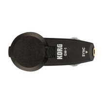 KORG 템포 동기 이어폰형 메트로놈 2개 세트 GM-1 2PCS 마칭 밴드 댄스팀 옥외 연습에 최적 블랙