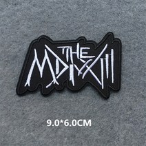 자전거펑크패치 음악 밴드 의류 스티커에 수 놓은 패치 DIY 다림질 아플리케 자켓 청바지 바위 줄무늬, [13] 투명한