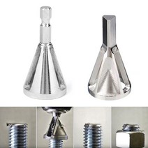 볼트끝 나사선 야마 면취 연마 살리기 면치기 헥스 기리