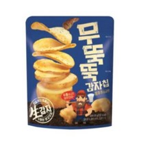 오리온 무뚝뚝감자칩 통후추 소금맛, 60g, 2개