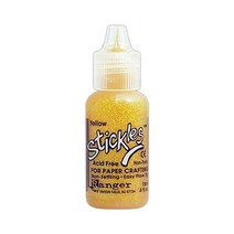 공예몰 레인저 반짝이풀 반짝이젤 Ranger Stickles Glitter Glue, 7_Yellow