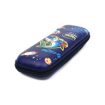 [무료배송][고객만족] 스페이스 샤크 EVA필통 공룡 캐릭터 필통 유니크필통 깔끔한펜정리 문구덕후 귀여운필통 Bellos^^&&^^+++, 1 네이비 S