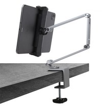 아이리버 EQwear-CLIP14 360도 각도조절 테이블 관절 스마트폰 태블릿 거치대 클램프, 다크그레이