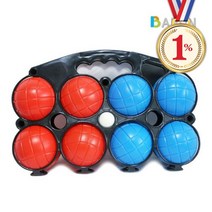 일프로 - 보치아 게임 보치아공8개 흰색공1개 케이스1개 공지름7cm 흰공2.5cm 체험용 유아체육교구