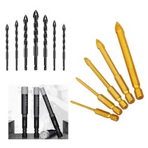 유리드릴 콘크리트 타일 대리석 플라스틱 드릴비트 유리홀쏘 융착코어비트, 2날 유리드릴 5mm