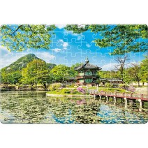 72조각 판퍼즐 - 시니어퍼즐 경복궁 향원정, 1개, 72피스