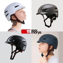 필모리스 직영몰 F-581 MINI 어반 자전거 헬멧 MTB 전동킥보드 인라인, 매트카키 L