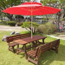 야외 정원 펜션 카페 주물 테이블 의자 4인세트 원형A