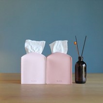 모던 가죽 소형 티슈케이스 호텔 룸 각 티슈커버 휴지 가죽 케이스 커버 티슈 각 박스 사각 휴지, 쿠팡 핑크
