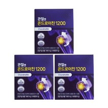 콘드로이친 관절엔 콘드로이친1200, 상세페이지 참조, 3개