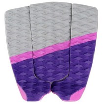 스텀패드 스톰패드 스노우보드 미끄럼방지 Surfboard Traction Pad - 3 Piece Surf Board & Skimboard, 01 WHITE