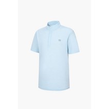 [코오롱스포츠] 남성 강연사 반팔 집업티셔츠 JWTCM22253SBU