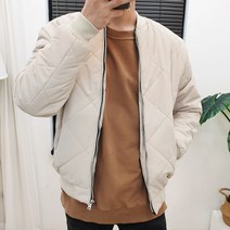 스토리원 남성 겨울 누빔 패딩 자켓 점퍼 보아퍼 안감 빅사이즈 RKJG-PD001