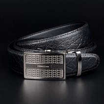 지원군몰 가파치 스포츠 악어 패턴 남성 소가죽 정장벨트