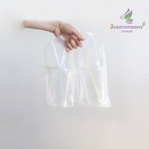 테이크아웃 커피 카페 비닐캐리어 2구(무지) - 중 / 200개