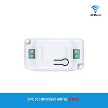 433Mhz 원격 제어 스위치 범용 AC 85V ~ 250V 110V 220V 2 채널 릴레이 수신기 및 컨트롤러 라이트 도어, 01 1 Receiver