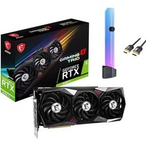 MSI 게이밍 지포스 RTX 3090 Ti 게이밍 X 트리오 OC 그래픽 카드 24GB G