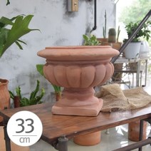 제이스토어 / 이태리풍 토분화분 레드브라운 NV41R 33x25cm