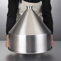 스텐 깔대기 입구넓은 대형 스테인리스 스틸 깔때기, 304스텐 20cm 2.5cm 5.1cm 3L