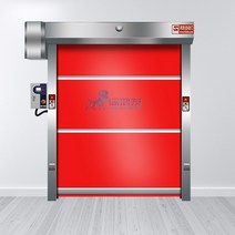 슬라이딩도어 레일 유리 접이식 롤러 부품 화장실 셀프 부속 베란다 폴딩도어 시공 간이문 입구 롤링 셔터 문짝 산업용 게이트 빠른 자동 롤 및 고속, 4.빨간