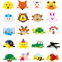 청양토이 동물 머리띠 B세트 역할놀이 20종 (택1종), 닭