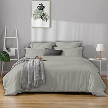 EBeddy Linens 800수 울트라 실키 소프트 이집트 면 오버사이즈 킹 304.8x248.9cm(120x98인치) 사이즈 3피스 이불 커버 숨겨진 지퍼 클로저 및 코너 타이, Oversized King 120 x 98, Oversized King 120 x 98