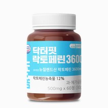 닥터핏 락토페린 3600mg 이중코팅 초고함량 60정, 1개