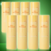 더마쉐어 콜라겐 모이스처 촉촉한 보습 선 멀티밤 수분 자외선차단 주름 미백 광채 링클 선스틱 멀티밤 SPF50+ PA++++, 8개