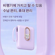 보조배터리 20000mah 아이폰 보조배터리 휴대용충전기, 화이트(고양이)