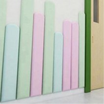 제일컴퍼니 울타리 디자인 벽쿠션 30x80cm 어린이집 벽가드, 스카이