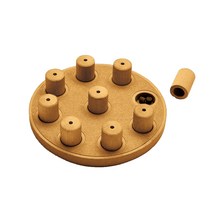 세이코코아 강아지 노즈워크 훈련 장난감 스마트 원목형 26.5 x 23.5 x 5.5cm, 혼합색상, 1개