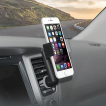 핸드폰 스마트 송풍구 휴대폰 3000S 카멜레온 차량용 360 거치대 GOV 구거, SHG-GOV3000S 블랙