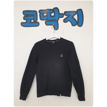 남03973 캉골정품 블랙 솔리드 스웨트셔츠 맨투맨 긴팔 중고구제 코딱지구제